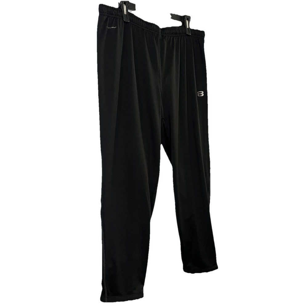 Layer 8 Performance Joggers Mens 38" Quick Dry Sweatpants Black XL - Picture 6 of 12
